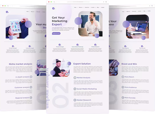 Professional Landing Page image